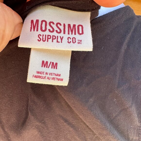 Mossimo Little Black Dress Cutout Back Pockets Light weight Mini Tank Dress Size - Picture 6 of 10